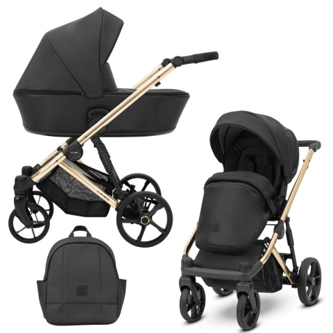 Arizo ECO Premium Kunert kolor 11 Black wózek 2w1