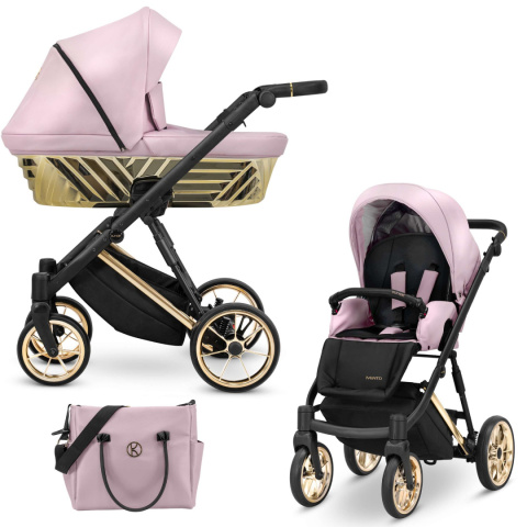 Ivento Glam Gold Pink Kunert wózek 2w1