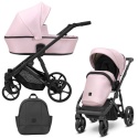 Kunert Arizo ECO 2w1 Baby Pink – Elegancki Wózek Dziecięcy z Ekoskórą
