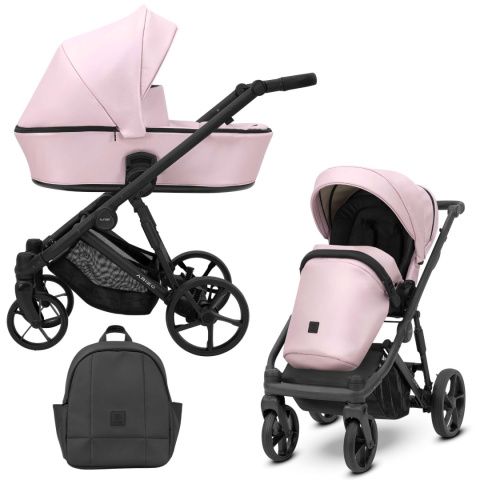 Arizo ECO Kunert kolor 15 Baby Pink wózek 2w1