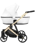 Kunert Arizo Eco Premium 12 White 3w1 – wózek dziecięcy z fotelikiem i akcesoriami