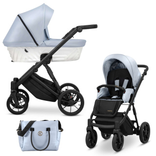 Ivento 2w1 ECO Baby Blue Kunert wózek dziecięcy o nowoczesnym design