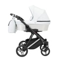 Lazzio Premium 3w1 Kunert Biały Eco wózek dziecięcy wielofunkcyjny