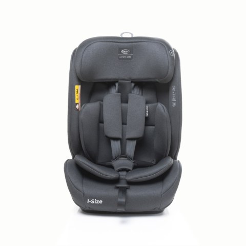 Fotelik Samochodowy 4BABY Go-Fix Graphite i-Size 76-150 cm Regulacja Zagłówka ISOFIX Komfort i Bezpieczeństwo