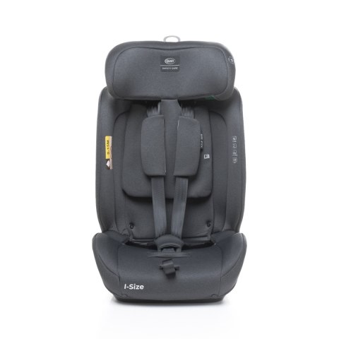 Fotelik Samochodowy 4BABY Go-Fix Graphite i-Size 76-150 cm Regulacja Zagłówka ISOFIX Komfort i Bezpieczeństwo