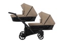 Ivento Duo Slim 2w1 Carmel Macchiato – Ekskluzywny Wózek Bliźniaczy z 12 Konfiguracjami i Kompaktowym Składaniem