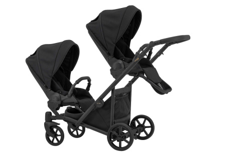 Ivento ECO Black Pearl 07 Kunert wózek bliźniaczy DUO SLIM