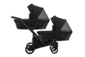 Ivento Duo Slim 2w1 ECO Black Pearl 07 – Ekskluzywny Wózek Bliźniaczy z 12 Konfiguracjami i Kompaktowym Składaniem