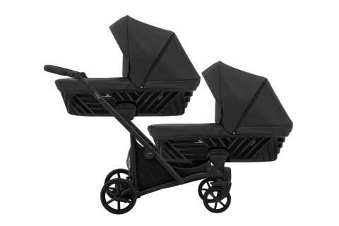 Ivento ECO Black Pearl 07 Kunert wózek bliźniaczy DUO SLIM