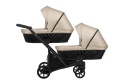 Ivento Duo Slim 2w1 ECO Cappucino Metalic 15 – Ekskluzywny Wózek Bliźniaczy z 12 Konfiguracjami i Kompaktowym Składaniem