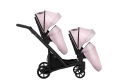 Ivento Glam Eco Duo Slim 2w1 Pink Metalic – Tandemowy Wózek Bliźniaczy w Eleganckim Wydaniu