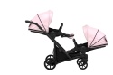 Ivento Glam Eco Duo Slim 2w1 Black Pearl – Tandemowy Wózek Bliźniaczy w Eleganckim Wydaniu
