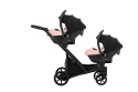Ivento Glam Eco Duo Slim 2w1 Black Pearl – Tandemowy Wózek Bliźniaczy w Eleganckim Wydaniu