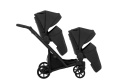Ivento Glam Eco Duo Slim 2w1 Black Pearl – Tandemowy Wózek Bliźniaczy w Eleganckim Wydaniu