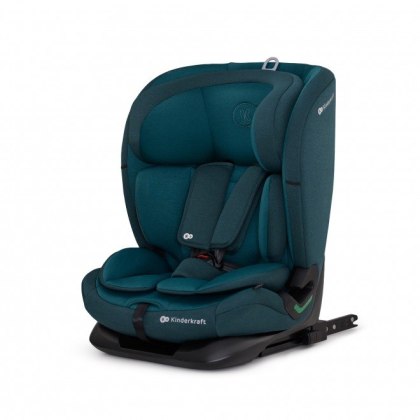 Fotelik Samochodowy Kinderkraft ONETO3 Harbor Blue i-Size 76-150 cm Regulacja Zagłówka ISOFIX Komfort i Bezpieczeństwo