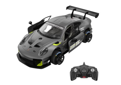 Klocki Konstrukcyjne Auto RC Rastar 1:18 Porsche 911 GT2 Szare 68 Elementów