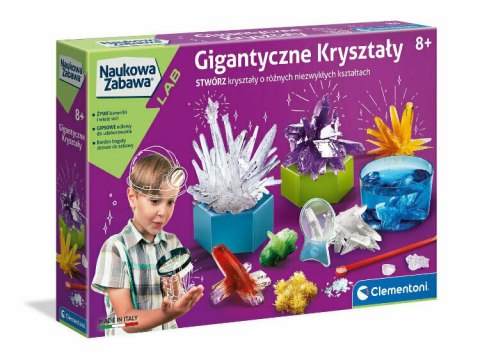 Naukowa Zabawa Gigantyczne Kryształy Clementoni 50106