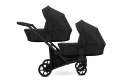 Brav Duo Slim 2w1 Black 01 – Uniwersalny Wózek Bliźniaczy z 12 Konfiguracjami i Kompaktowym Składaniem