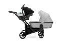 Brav Duo Slim 2w1 Graphite 02 – Uniwersalny Wózek Bliźniaczy z 12 Konfiguracjami i Kompaktowym Składaniem