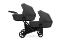 Brav Duo Slim 2w1 Graphite 02 – Uniwersalny Wózek Bliźniaczy z 12 Konfiguracjami i Kompaktowym Składaniem