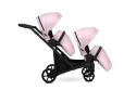 Brav Duo Slim 2w1 Baby Pink ECO 15 – Uniwersalny Wózek Bliźniaczy z 12 Konfiguracjami i Kompaktowym Składaniem