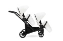 Brav Duo Slim 2w1 White ECO 12 – Uniwersalny Wózek Bliźniaczy z 12 Konfiguracjami i Kompaktowym Składaniem