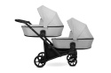 Brav Duo Slim 2w1 Grey 03 – Uniwersalny Wózek Bliźniaczy z 12 Konfiguracjami i Kompaktowym Składaniem