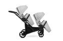 Brav Duo Slim 2w1 Grey 03 – Uniwersalny Wózek Bliźniaczy z 12 Konfiguracjami i Kompaktowym Składaniem