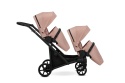 Brav Duo Slim 2w1 Pink 04 – Uniwersalny Wózek Bliźniaczy z 12 Konfiguracjami i Kompaktowym Składaniem