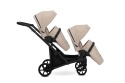 Brav Duo Slim 2w1 Crem 06 – Uniwersalny Wózek Bliźniaczy z 12 Konfiguracjami i Kompaktowym Składaniem