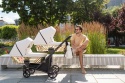 Ivento Glam Eco Duo Slim 2w1 Baby Blue – Tandemowy Wózek Bliźniaczy w Eleganckim Wydaniu