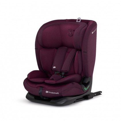 Fotelik Samochodowy Kinderkraft ONETO3 Cherry Pearl i-Size 76-150 cm Regulacja Zagłówka ISOFIX Komfort i Bezpieczeństwo