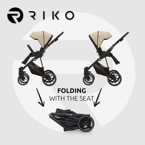 VELAR UP RIKO kolor Cream – Wózek wielofunkcyjny 2w1