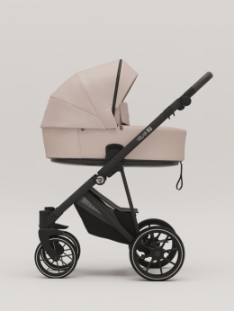 Riko Velar UP 3w1 Nude – Wózek dziecięcy premium z powiększaną budką