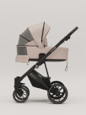 Riko Velar UP 3w1 Nude – Wózek dziecięcy premium z powiększaną budką