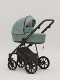 Riko Velar UP 3w1 Sage – Wózek dziecięcy premium z powiększaną budką