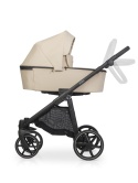 Riko Aura 3w1 Almond – Luksusowy wózek dziecięcy z żelowymi kołami i amortyzacją