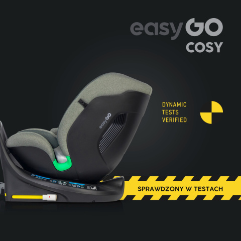 Cosy easyGO i-size GRENER od 40 do 150 cm fotelik obrotowy