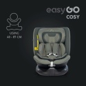 Fotelik Samochodowy EASYGO COSY Grener i-Size 0-36 kg – Baza ISOFIX, Funkcja Obrotu 360°, Komfort i Bezpieczeństwo