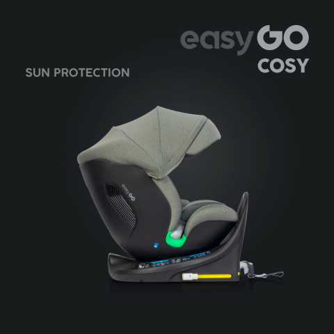 Cosy easyGO i-size GRENER od 40 do 150 cm fotelik obrotowy