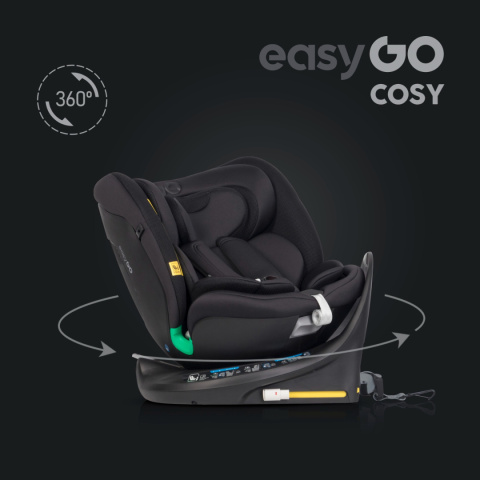 Cosy easyGO i-size INK od 40 do 150 cm fotelik obrotowy