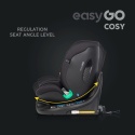 Fotelik Samochodowy EASYGO COSY Ink i-Size 0-36 kg – Baza ISOFIX, Funkcja Obrotu 360°, Komfort i Bezpieczeństwo