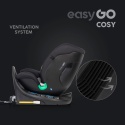 Fotelik Samochodowy EASYGO COSY Ink i-Size 0-36 kg – Baza ISOFIX, Funkcja Obrotu 360°, Komfort i Bezpieczeństwo