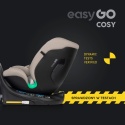 Fotelik Samochodowy EASYGO COSY Taupe i-Size 0-36 kg – Baza ISOFIX, Funkcja Obrotu 360°, Komfort i Bezpieczeństwo