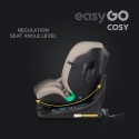 Fotelik Samochodowy EASYGO COSY Taupe i-Size 0-36 kg – Baza ISOFIX, Funkcja Obrotu 360°, Komfort i Bezpieczeństwo