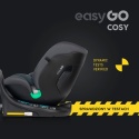 Fotelik Samochodowy EASYGO COSY Granito i-Size 0-36 kg – Baza ISOFIX, Funkcja Obrotu 360°, Komfort i Bezpieczeństwo