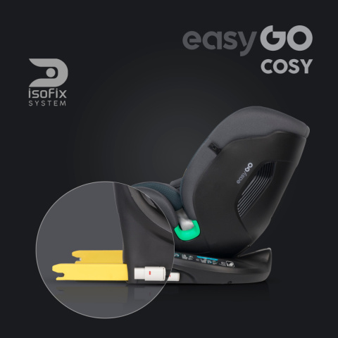 Cosy easyGO i-size GRANITO od 40 do 150 cm fotelik obrotowy