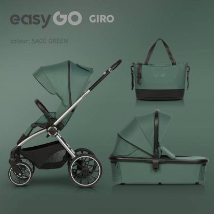 EasyGo GIRO 2w1 Green – Lekki i Wszechstronny Wózek Dla Dzieci do 22 kg