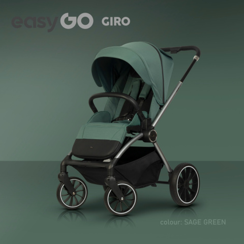 EasyGo GIRO 2w1 Green – Lekki i Wszechstronny Wózek Dla Dzieci do 22 kg