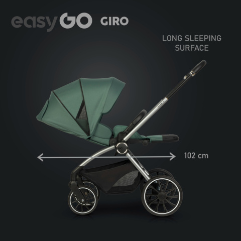 EasyGo GIRO 2w1 Green – Lekki i Wszechstronny Wózek Dla Dzieci do 22 kg